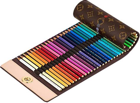 louis vuitton colored pencils pouch|Louis Vuitton writing pen.